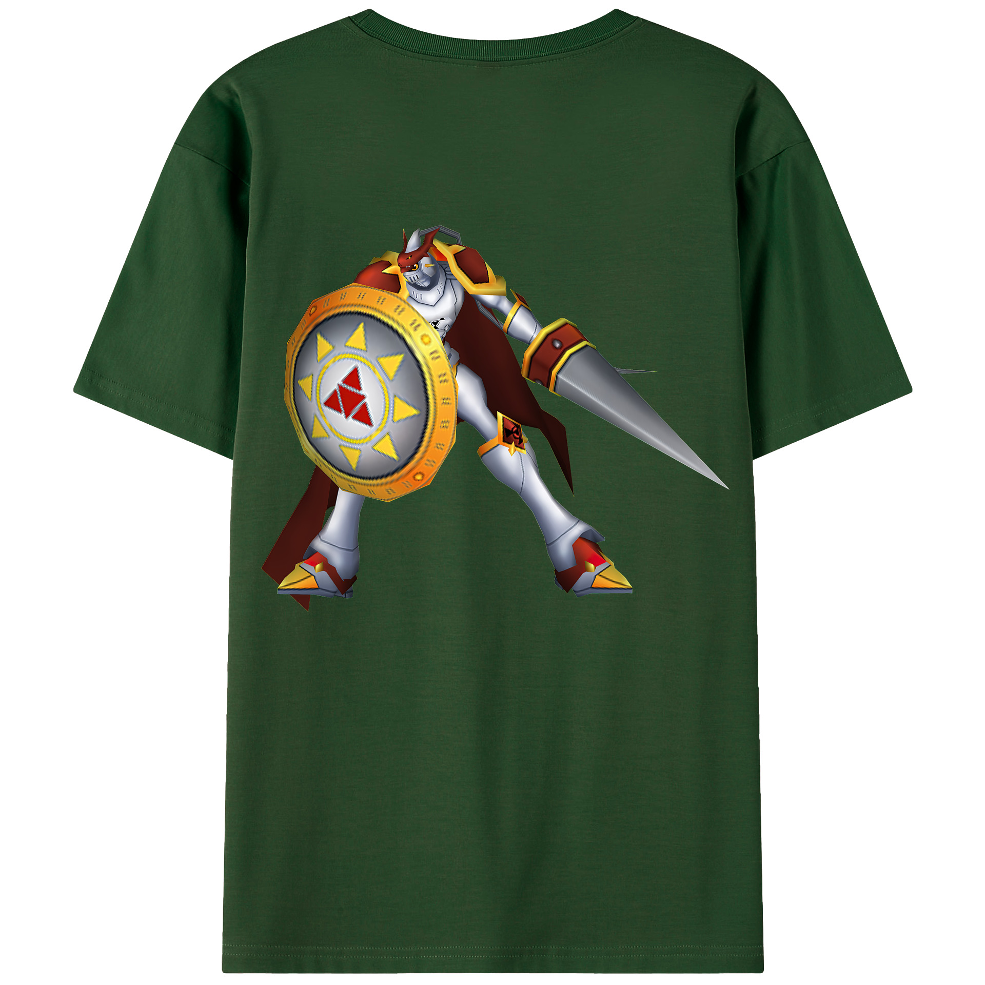 （画像用） Digimon デジタルモンスター/デジモン 綿100％半袖Tシャツ（背面プリント）